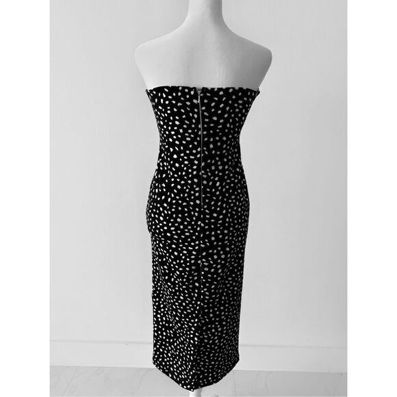 Topshop Twist Bow Bodycon Tube Dress - Picture 7 of 7
